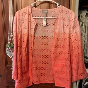 cute lace/see thru cardigan